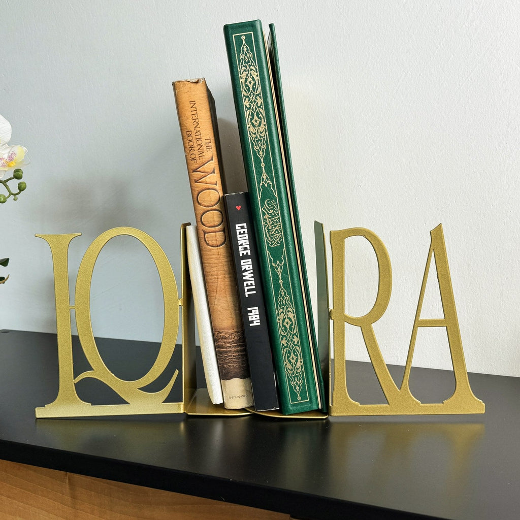 Ikra Bookend Latin Calligraphy Islamic Home Decor