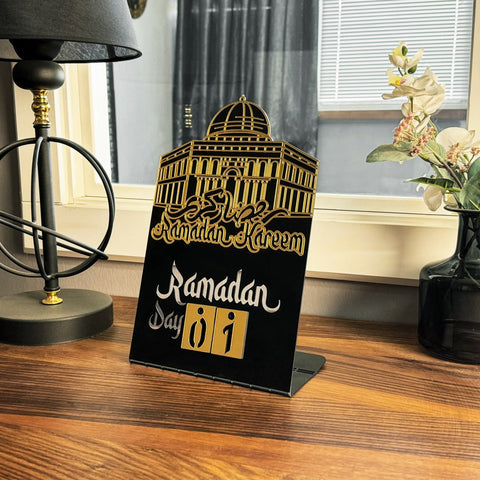 Ramadan Calendar Islamic Gift Ramadan Table Decor - Masjid Al Aqsa