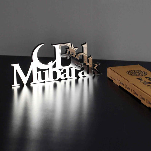 Eid Mubarak Islamic Tabletop Art Decor - Islamic Gift