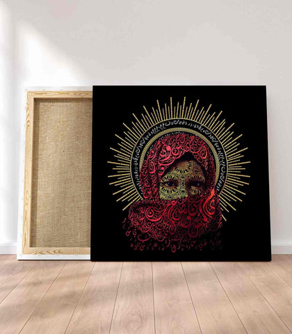 Hijab Themed - Islamic Wall Art Canvas Printing