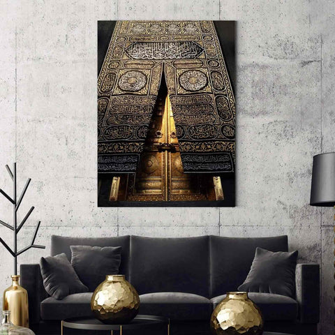 Kaaba Gate - Islamic Wall Art Canvas Printing