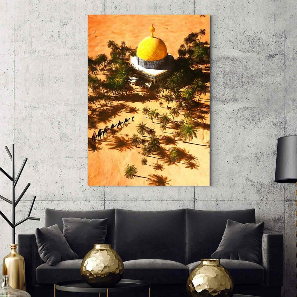 Masjid Al Aqsa - Islamic Wall Decor Canvas Printing