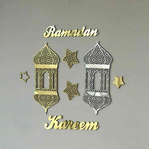 Ramadan Kareem Islamic Gift Islamic Wall Art Wooden Decor