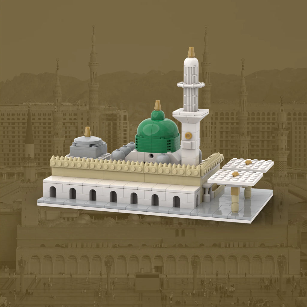 Masjid An Nabawi Islamic Building Blocks Set of the Prophet's Mosque