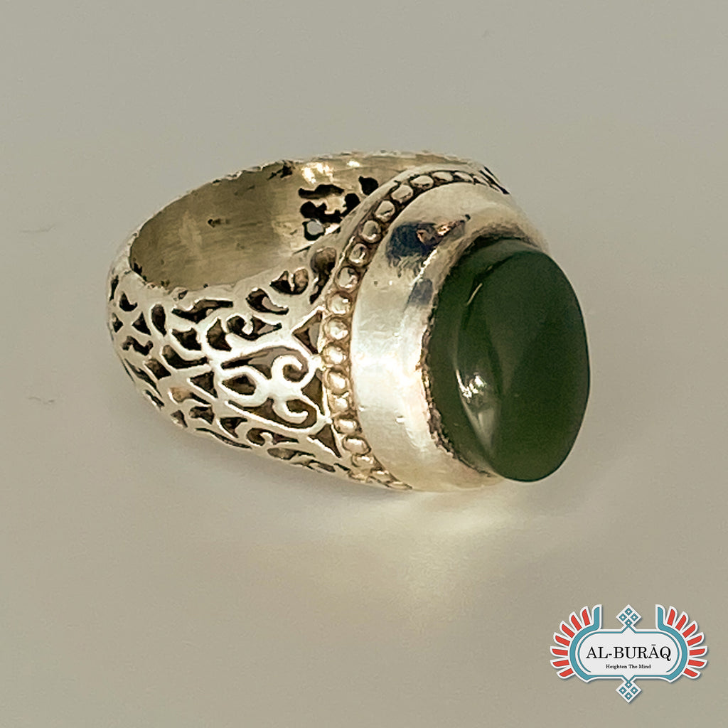 Islamic Ring (Green)-al-Burāq